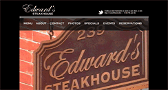 Desktop Screenshot of edwardssteakhouse.com